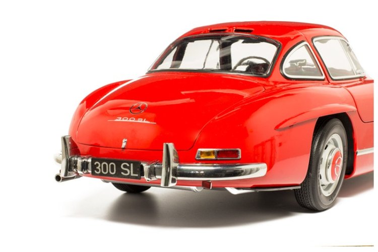 1:8 IXO Collections 015 Mercedes-Benz 300 SL Coupe - Rood - Klassieke Sport Auto - Ixo015 10 - IXO015