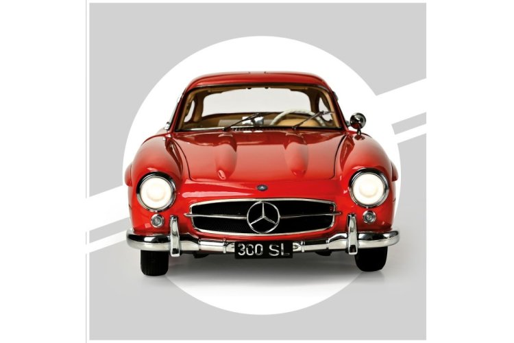 1:8 IXO Collections 015 Mercedes-Benz 300 SL Coupe - Rood - Klassieke Sport Auto - Ixo015 4 - IXO015