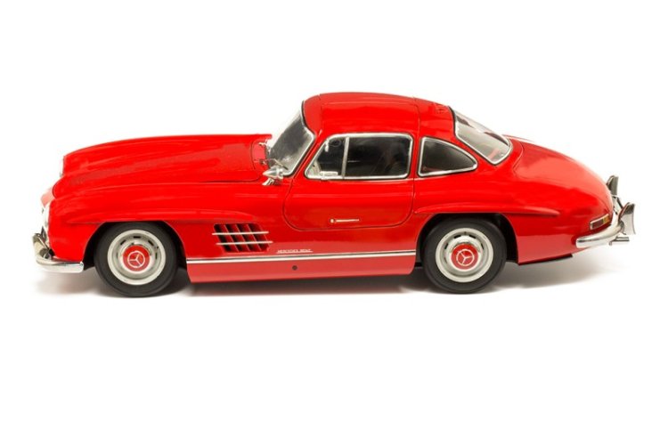 1:8 IXO Collections 015 Mercedes-Benz 300 SL Coupe - Rood - Klassieke Sport Auto - Ixo015 6 - IXO015