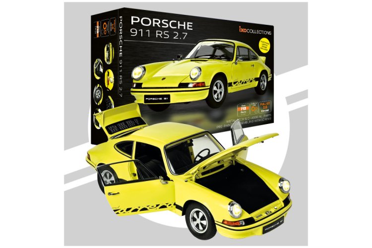 1:8 IXO Collections 017 Porsche 911 Carrera RS 2.7 - Yellow - Sports Car - Ixo017 1 - IXO017