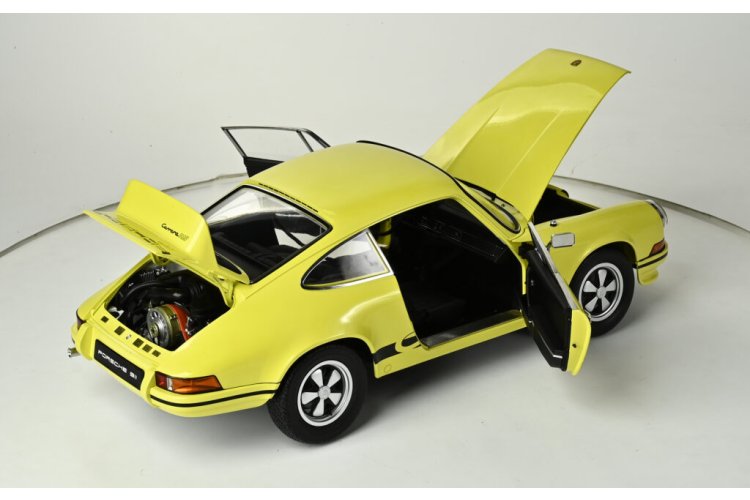 1:8 IXO Collections 017 Porsche 911 Carrera RS 2.7 - Yellow - Sports Car - Ixo017 12 - IXO017