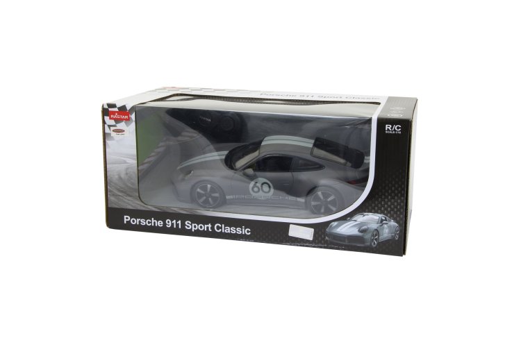 1:16 Jamara 402162 RC Auto Porsche 911 Sport Classic - Grijs - 2,4GHz - Jam402162 porsche 911 sport classic 1 16 grey 24 ghz2 - JAM402162