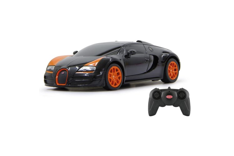 1:24 Jamara 404551 RC Sport Auto Bugatti Grand Sport Vitesse - Zwart - 2,4GHz - Jam404551 1 - JAM404551