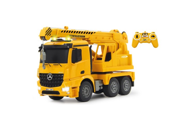 1:20 Jamara 404950 RC Kraanwagen Truck Mercedes-Benz Arocs - 2,4GHz - Jam404950 heavy duty crane mercedes benz arocs 1 20 24ghz - JAM404950