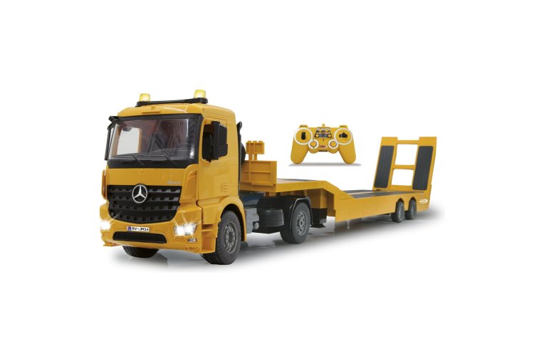 1:20 Jamara 405107 RC Vrachtwagen Mercedes-Benz Arocs met Platte Trailer - Jam405107 - JAM405107