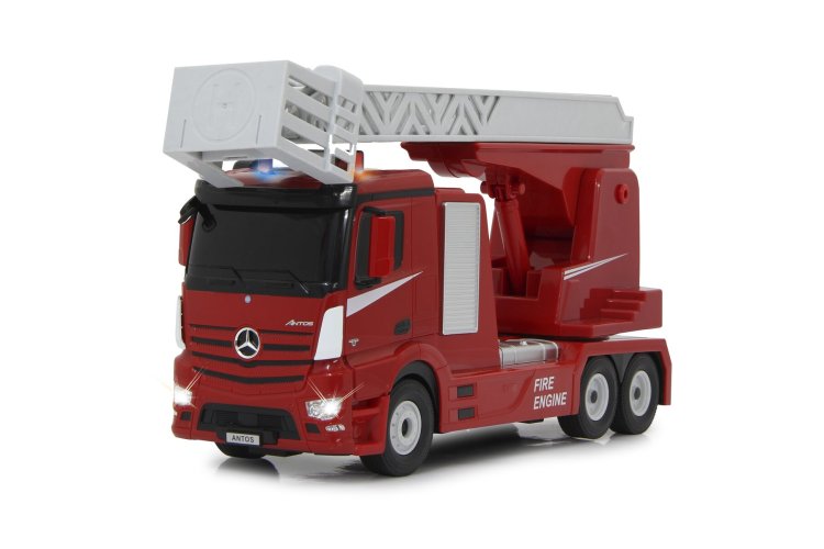 1:24 Jamara 405212 RC Ladder Brandweerwagen Mercedes-Benz Antos - 2,4GHz - Jam405212 5 - JAM405212