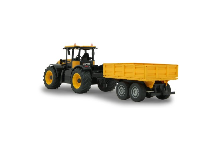 1:24 Jamara 405305 RC Tractor JCB Fastrac met Kieptrailer - Geel - 2,4GHz - Jam405305 jcb fastrac traktor with13 - JAM405305