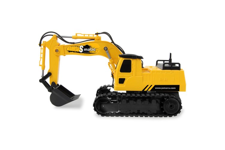 Jamara 406310 RC Graafmachine S-Matic - Geel - 2,4GHz - Jam406310 excavator s matic 24ghz12 - JAM406310