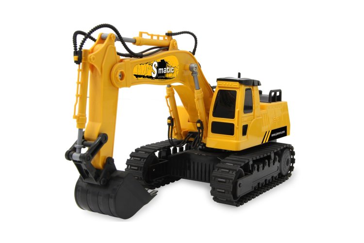 Jamara 406310 RC Graafmachine S-Matic - Geel - 2,4GHz - Jam406310 excavator s matic 24ghz5 - JAM406310