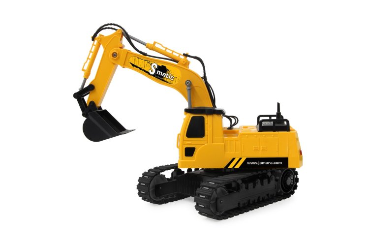 Jamara 406310 RC Graafmachine S-Matic - Geel - 2,4GHz - Jam406310 excavator s matic 24ghz7 - JAM406310