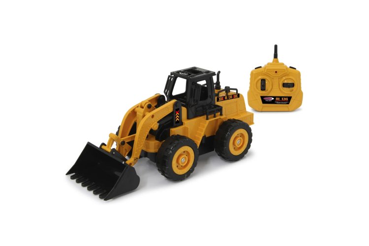 1:36 Jamara 410150 RC Shovel Wiellader RL136 - Geel - 2,4GHz - Jam410150 1 - JAM410150