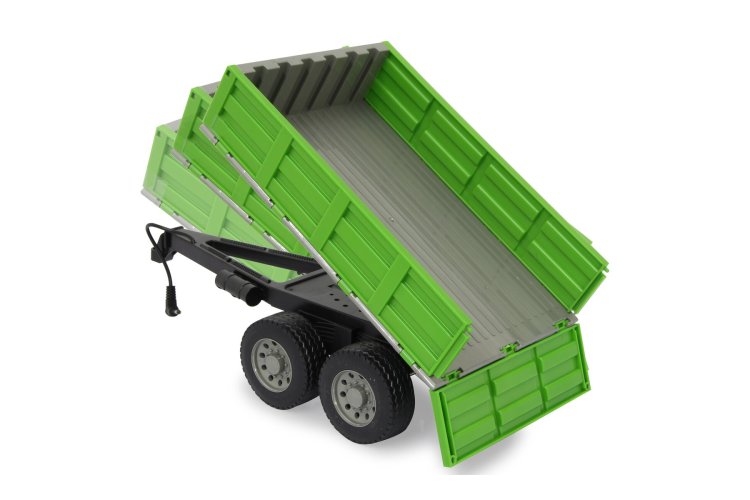 1:16 Jamara 412412 RC Kieptrailer Groen voor RC Tractor - Jam412412 3 - JAM412412