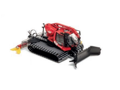 1:43 Jaegerndorfer 4819 Pistenbully 600 Hintertux met Kraan - Rood - Jc4819 1 - JC4819