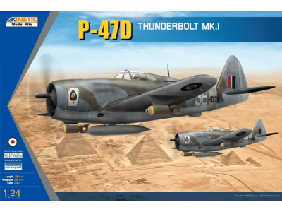 1:24 Kinetic 3212 P-47D Thunderbolt Mk.1 - Kink3212 - KINK3212
