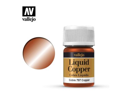 Vallejo 70797 Liquid Copper - Liquid copper vallejo 70797 - VAL70797-XD