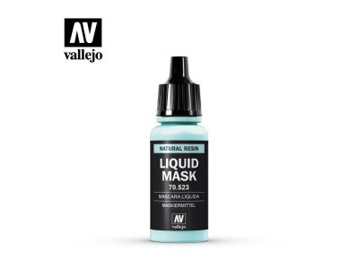 Vallejo 70523 Liquid Mask  - Liquid mask vallejo 70523 17ml - VAL70523-XS