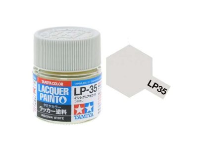 Tamiya LP-35 Insignia White - Matt - Lacquer Paint - 10ml - Lp35 - TAM82135-XS