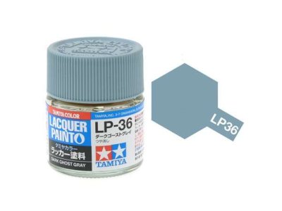 Tamiya LP-36 Dark Ghost Grey - Matt - Lacquer Paint - 10ml - Lp36 - TAM82136-XS