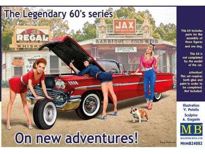 1:24 Master Box 24082 The Legendary 60's series On new adventures! - Figures - Masmb24082 - MASMB24082