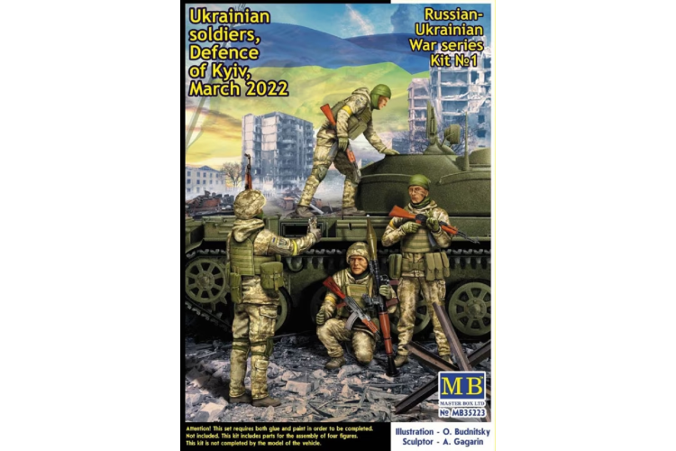 1:35 Master Box 35223 Defence of Kyiv - March 2022 - Kit no. 1 - Masmb35223 1 - MASMB35223