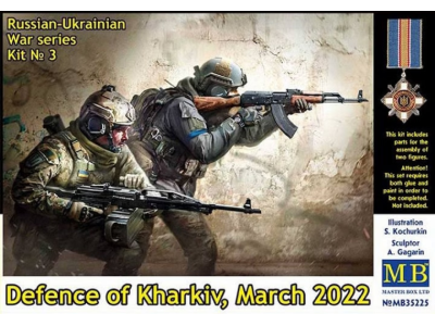 1:35 Master Box 35225 Defence of Kharkiv - March 2022 - Kit no. 3 - Masmb35225 - MASMB35225