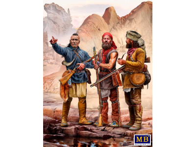 1:35 Master Box 35232 The Mohicans Indian Wars Series XVIIIth Kit No. 5 - Masmb35232 - MASMB35232
