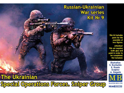 1:35 Master Box 35235 Russian-Ukrainian War - The Ukrainian Special Operations Forces Sniper Group - Masmb35235 1 - MASMB35235