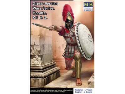 1:32 Master Box 32013 Greco-Persian Wars Series Hoplite - Kit #3 - Mbx32013 - MASMB32013