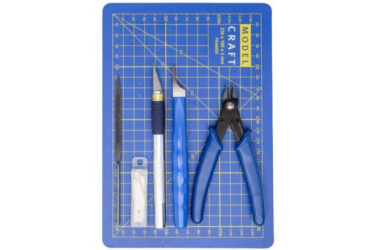 ModelCraft PTK1010 Pro Plastic Modelling Tool Set - Mcrptk1010 2 - MCRPTK1010-XS