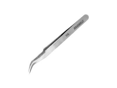 ModelCraft PTW2185/7 Extra Fine Curved Stainless Steel Tweezers (115mm) - Mcrptw21857 - MCRPTW2185/7-XS