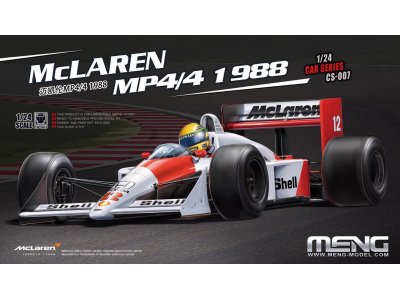 1:24 MENG CS007 McLaren MP4/4 1988 - Formula 1 Race Wagen - Mencs007 1 - MENCS007