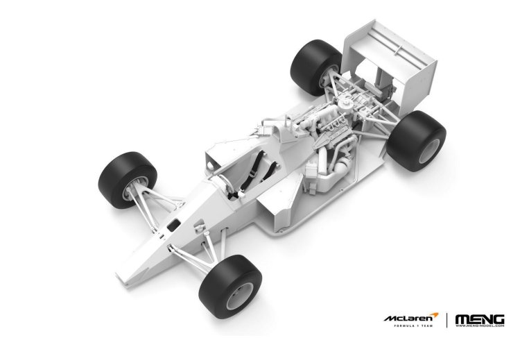 1:24 MENG CS007 McLaren MP4/4 1988 - Formula 1 Race Car - Mencs007 6 - MENCS007