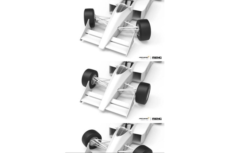 1:24 MENG CS007 McLaren MP4/4 1988 - Formula 1 Race Car - Mencs007 7 - MENCS007