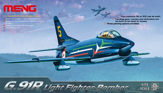 1:72 MENG DS004 Fiat G.91R - Light Fighter Bomber - Mends004 - MENDS004