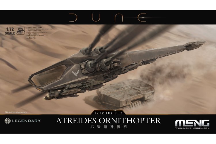 1:72 MENG DS007 Dune - Atreides Ornithopter - Mends007 1 - MENDS007