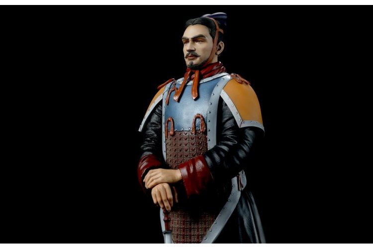 1:6 MENG DX003 The Great Qin Warrior - Painted Figure with Base - Mendx003 2 - MENDX003