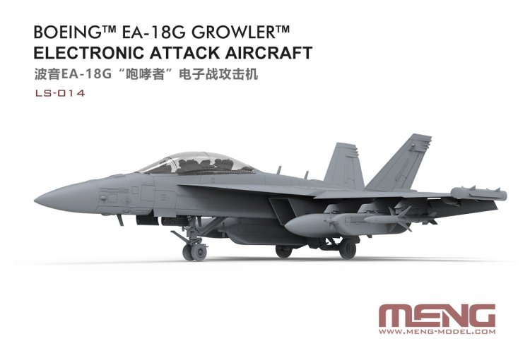 1:48 MENG LS014 Boeing EA-18G Growler Electronic Attack Aircraft - Menls014 2 - MENLS014