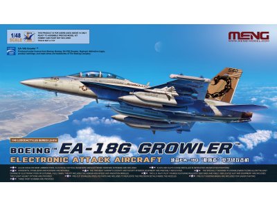 1:48 MENG LS014 Boeing EA-18G Growler Electronic Attack Aircraft - Menls014 - MENLS014