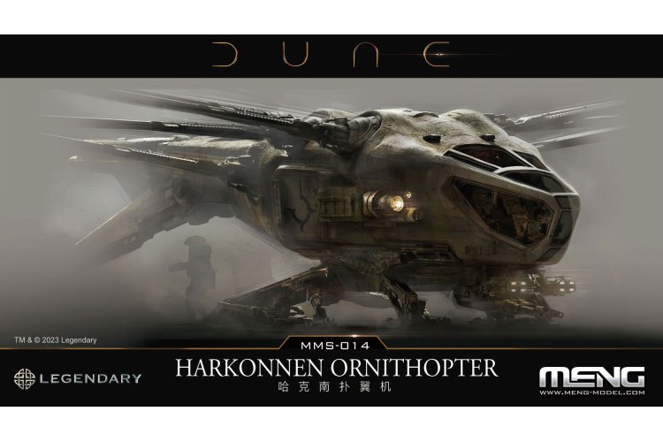 MENG MMS014 Dune - Harkonnen Ornithopter 88mm lang - Wingspan 173mm - Menmms014 1 - MENMMS014