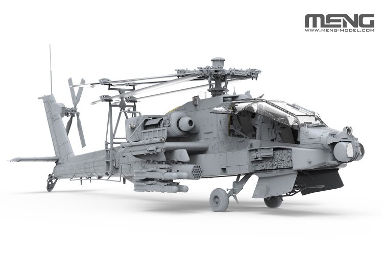 1:35 MENG QS004 Boeing AH-64D Apache Longbow - Heavy Attack Helicopter - Menqs004 4 - MENQS004