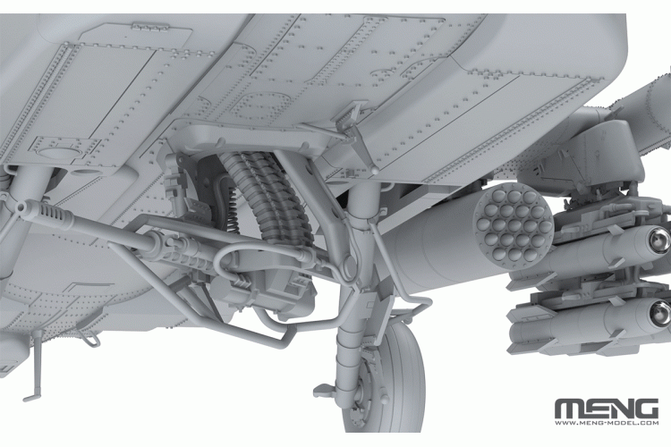 1:35 MENG QS004 Boeing AH-64D Apache Longbow - Heavy Attack Helicopter - Menqs004 91 - MENQS004