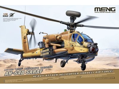 1:35 MENG QS005 Boeing AH-64 Apache - AH-64D SARAF - Saraph (Fiery Winged Serpent) - Menqs005 1 - MENQS005