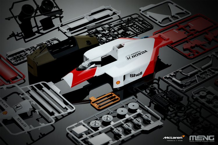 1:12 MENG RS005 McLaren MP4/4 1988 - Pre-colored Edition - Menrs005 2 - MENRS005