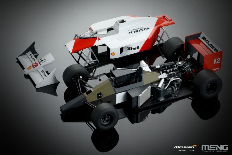 1:12 MENG RS005 McLaren MP4/4 1988 - Pre-colored Edition - Menrs005 4 - MENRS005