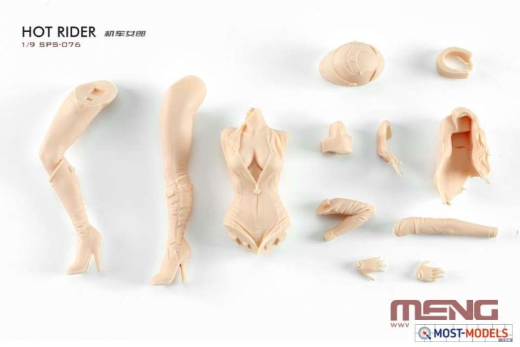 1:9 MENG SPS076 Hot Rider Girl Figure - Resin - Mensps076 3 - MENSPS076