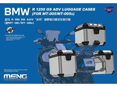 1:9 MENG SPS091S BMW R1250 GS ADV Luggage Cases - Pre-Colored Version - Mensps091s 1 - MENSPS091S
