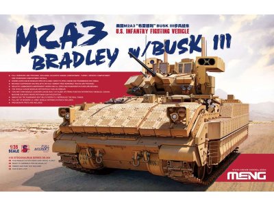 1:35 MENG SS004 US Infantry Fighting Verhicle M2A3 Bradley w/Busk III - Menss004 - MENSS004