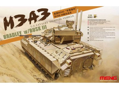 1:35 MENG SS006 US Cavalry Fighting Vehicle M3A3 Bradley w/Busk III - Menss006 - MENSS006