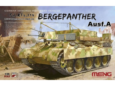 1:35 MENG SS015 Bergepanther Ausf.A German Armored Recovery Vehicle Sd.Kfz.179 - Menss015 - MENSS015