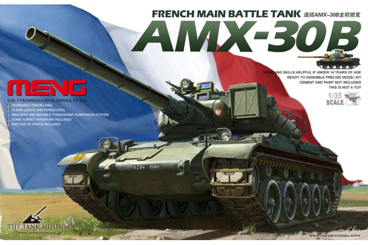 1:35 MENG TS003 Franse AMX-30B Main Battle Tank - Ments003 1 - MENTS003